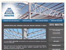 Tablet Screenshot of ertic-industrie.com